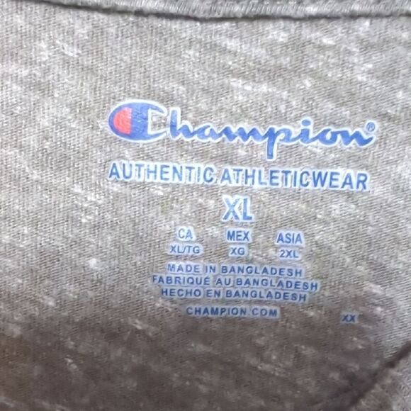 Champion Heather Gray Iowa State Cyclone Power T-Shirt - Picture 3 of 4